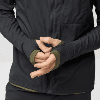 Jachetă Fjällräven BERGTAGEN WINDSHELL JACKET MEN Black