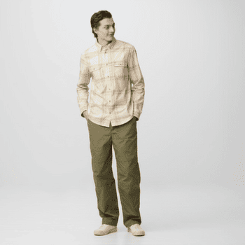 Cămașă cu mânecă lungă Fjällräven ÖVIK LITE FLANNEL SHIRT MEN Dark Navy-Chalk White