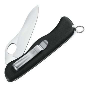 Cuțit Victorinox lockblade knife SENTINEL, clip, One Hand, non wavy, black