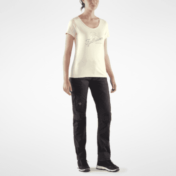 Tricou cu mânecă scurtă Fjällräven Sunrise T-shirt Women Chalk White