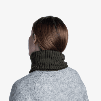 Bandă pentru gât Buff Knitted Neckwarmer Norval Graphite NORVAL MIDNIGHT