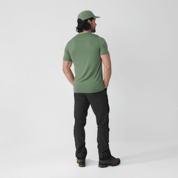 Tricou cu mânecă scurtă Fjällräven Abisko Wool Classic SS Men Laurel Green