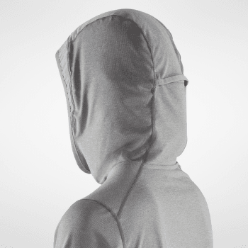 Tricou cu mânecă lungă Fjällräven Abisko Sun-hoodie Women Ultramarine