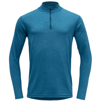 Tricou cu mânecă lungă Devold Breeze Half Zip Neck Men 258A Blue