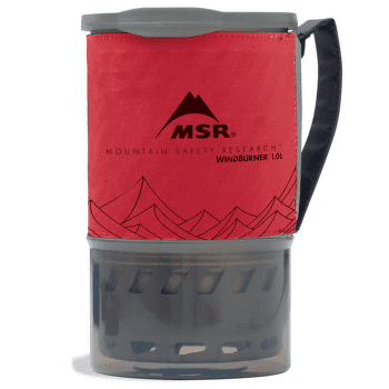Aragaz MSR WindBurner 1 L Personal Stove System Red