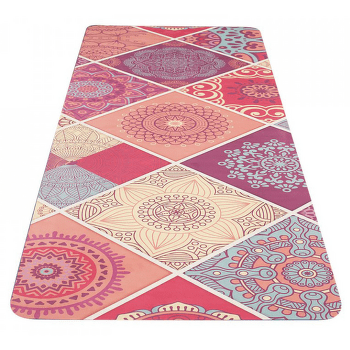 Karimatka Yate Yoga Mat, vzor A růžová