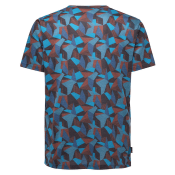 Tricou cu mânecă scurtă La Sportiva DIMENSION T-SHIRT Men Tropic Blue/Cherry Tomato