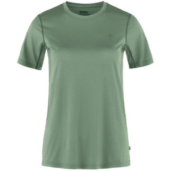 Tricou cu mânecă scurtă Fjällräven Abisko Day Hike SS Women Patina Green