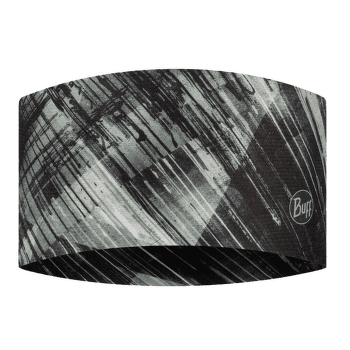 Bandă pentru cap Buff Coolnet UV Wide Headband STAL GREY