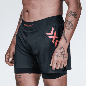 Pantaloni scurți X-Bionic TWYCE RACE 2in1 SHORTS MEN Black/Charcoal