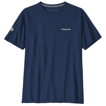 Tricou cu mânecă scurtă Patagonia Fitz Roy Icon Responsibili-Tee Lagom Blue