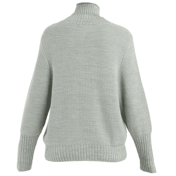 Pulover Icebreaker Seevista Funnel Neck Sweater Women ASHEN/MOSS