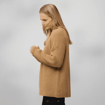 Pulover Fjällräven Övik Rib Sweater Women Dusty Rose