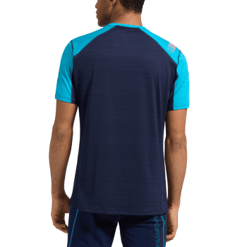 Tricou cu mânecă scurtă La Sportiva SUNFIRE T-SHIRT Men Deep Sea/Tropic Blue