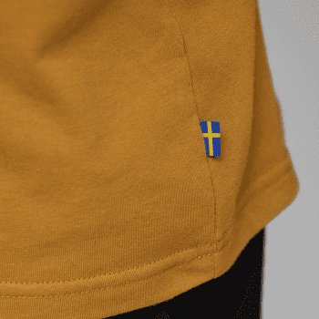 Tricou cu mânecă scurtă Fjällräven Lush Logo T-Shirt Men Acorn