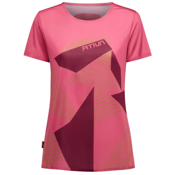 Tricou cu mânecă scurtă La Sportiva COMP T-SHIRT Women Rosebay/Redwood