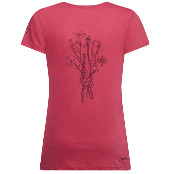 Tricou cu mânecă scurtă La Sportiva CLIMB FLOWER T-SHIRT Women Rosebay