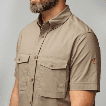 Cămașă cu mânecă scurtă Fjällräven Övik Air Stretch SS Shirt Men Laurel Green
