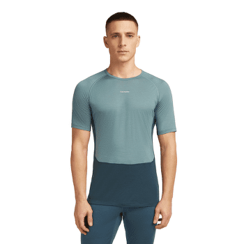Tricou cu mânecă scurtă Icebreaker Merino Blend 125 ZoneKnit™ SS Crewe Men ABYSS/BLUE ASH/CB