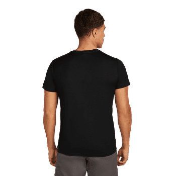 Tricou cu mânecă scurtă Icebreaker Merino 150 Tech Lite SS Tee Skiing Yeti Men BLACK