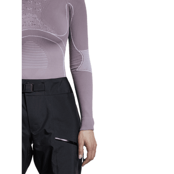 Tricou cu mânecă lungă X-Bionic Energy Accumulator 4.0 Shirt Round Neck Women Dusty Lavender/Arctic White