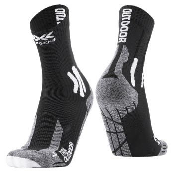 Șosete X-Bionic Trek Outdoor Socks Opal Black/Dolomite Grey Melange