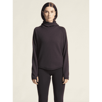 Tricou cu mânecă lungă Craft Grid Hood Women DK PLUM