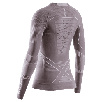 Tricou cu mânecă lungă X-Bionic X-Bionic Energy Accumulator Light Shirt LS Women Dusty Lavender/Arctic White