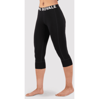Colanți 3/5 Mons Royale Cascade Merino Flex 200 3/4 Legging Women Black