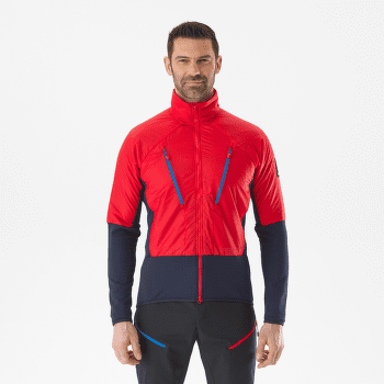 Jachetă Millet TRILOGY ICON HYBR CORE Jacket Men SAPHIR/ROUGE