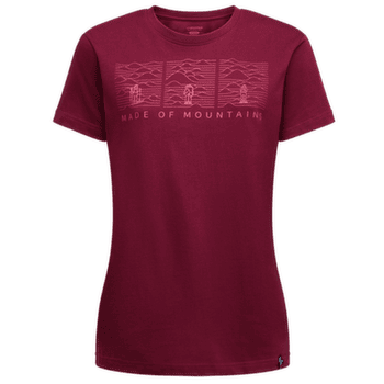 Tricou cu mânecă scurtă La Sportiva MADE OF MOUNTAIN Women Redwood/Azalea