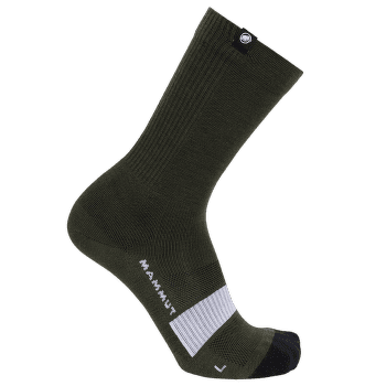 Șosete Mammut All-Mountain Targeted Cushion Merino Crew Socks dark marsh-white