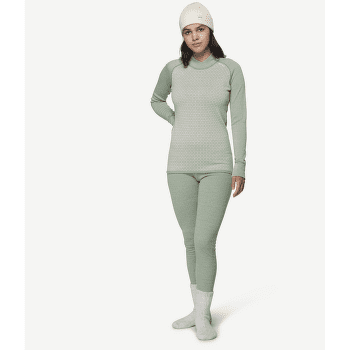 Tricou cu mânecă lungă Devold Kvitegga Merino 230 Cross Neck Women 167A ORCHID