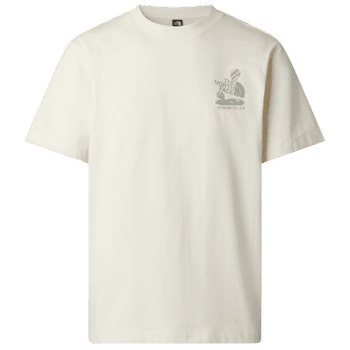 Tricou cu mânecă scurtă The North Face Stones Relaxed Short Sleeve Tee-Graphic Men WHITE DUNE