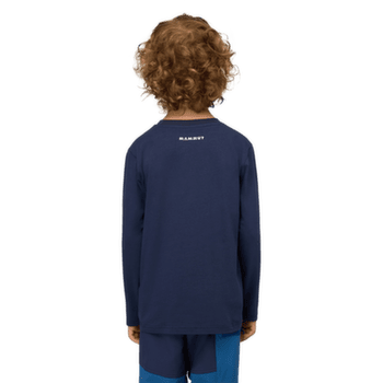 Tricou cu mânecă lungă Mammut MAMMUT CORE LONGSLEEVE KIDS LOGO marine 5118