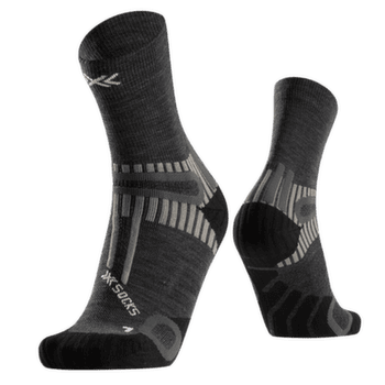 Șosete X-Bionic X-Socks® Hike Perform Merino Ankle HEATHER GREY