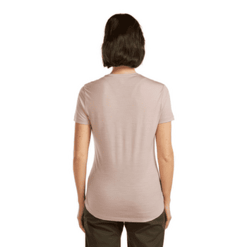 Tricou cu mânecă scurtă Icebreaker Merino Blend 125 Cool-Lite Sphere SS Tee IB Vertical Women PINK QUARTZ