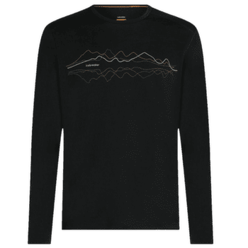 Tricou cu mânecă lungă Icebreaker Merino 200 Oasis LS Crewe Icebreaker Men BLACK