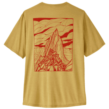 Tricou cu mânecă scurtă Patagonia Cap Cool Daily Shirt - Cloud Crag Men Limestone Yellow - Light Limestone Yellow X-Dye