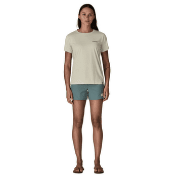 Tricou cu mânecă scurtă Patagonia Cap Cool Daily Shirt - Boardshort Logo Women Blue Sage - Light Blue Sage X-Dye
