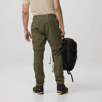 Pantaloni Fjällräven ABISKO HYBRID TRAIL TROUSERS ZIP-OFF MEN Navy