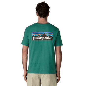 Tricou cu mânecă scurtă Patagonia P-6 Logo T-Shirt Men Undyed Natural