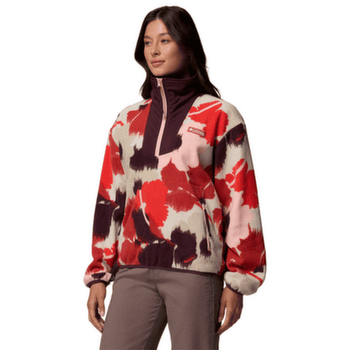 Hanorac Columbia Sequoia Grove Printed Half Zip Women Washed Red, Ikatbloom 643