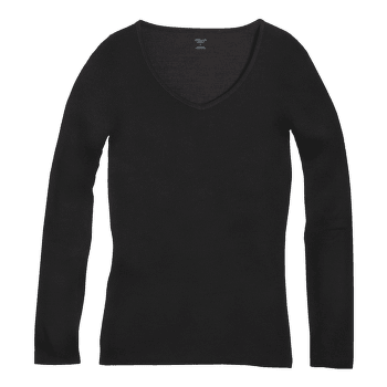 Tricou cu mânecă lungă Icebreaker Siren LS Sweetheart Women (103194) Black001
