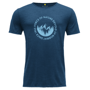 Tricou cu mânecă scurtă Devold Leira Tee Men 291A Skydiver