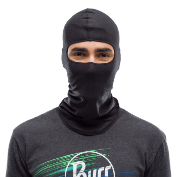Păpuşă Buff Balaclava Merino Lightweight SOLID BLACK