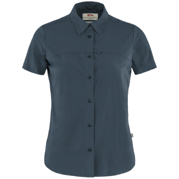 Cămașă cu mânecă scurtă Fjällräven High Coast Lite Shirt SS Women Navy