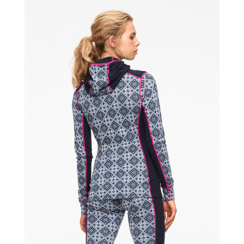 Tricou cu mânecă lungă Kari Traa Rose Hood ROY/DARK NAVY BLUE
