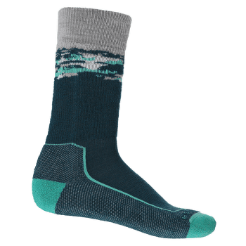 Șosete Icebreaker Hike+ Medium Crew Sedimentary Men GREEN GLORY/FRESH