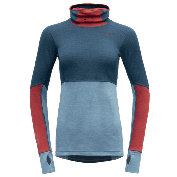 Tricou cu mânecă lungă Devold Expedition Arctic Pro Hoodie Women 422A Flood